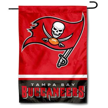 Imagem de WinCraft Tampa Bay Buccaneers Bandeira de jardim dupla face