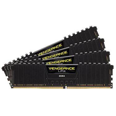 Imagem de CORSAIR Memória de desktop Vengeance LPX 64 GB (4 x 16 GB) DDR4 3600 (PC4-28800) C18 1,35 V - Preto