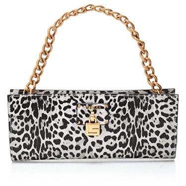Imagem de GUESS Centre Stage Top Bolsa com zíper, preto/branco leopardo