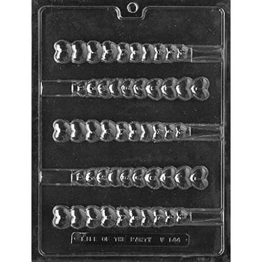 Imagem de Molde de sabonete em forma de chocolate pirulito para dia dos namorados I LOVE YOU Heart Pretzel ENVIO MESMO DIA m162