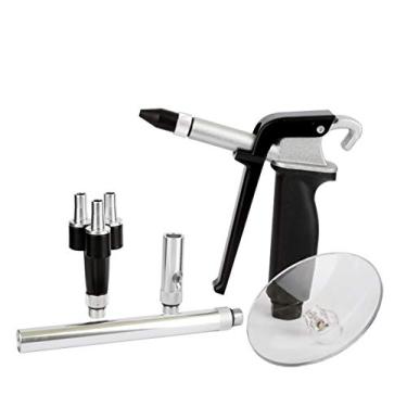 Imagem de Pistola de sopro de ar WYNNsky de alto fluxo com ponta de borracha, ponta de três impulsos, bocal Xtreme-Flo, exterior de 15 cm, protetor de chip, kit de acessórios para compressor de ar de 6 peças