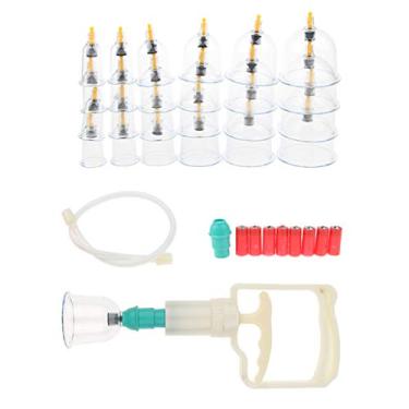 Imagem de harayaa 24 copos de massagem, ventosas, rosto, olhos, pescoço, costas, peito e pernas