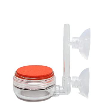 Imagem de Kit Difusor de Bolhas de Aquário, Disco de Pedra de Ar Hidroponia Bomba Difusor de Bolha Ferramenta de Liberação Oxigenação Acrílico Transparente Tanque de Peixes Refinador de Ar Com Válvula de