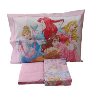 Jogo Cama Lençóis Princesa Sofia Pink