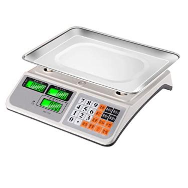 Imagem de Balança de cálculo de preços 30kg/66lb Balança de computação eletrônica, balança digital de alimentos para pesagem de carne Lojas de cozinha Restaurante Mercado(Tipo 1)