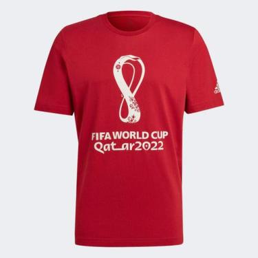 Imagem de Camiseta Adidas Oficial Copa Do Mundo Fifa 2022 Masculina