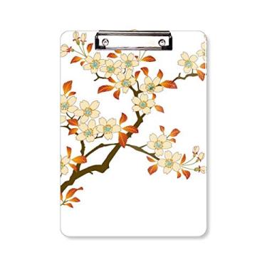 Imagem de Papel de parede com folhas de plantas, papel de parede, pasta, bloco de notas A4