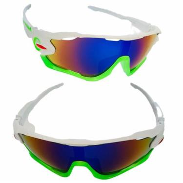Imagem de Óculos De Sol Bike Ciclismo Esportivo Proteção Uv Espelhado + Case Par