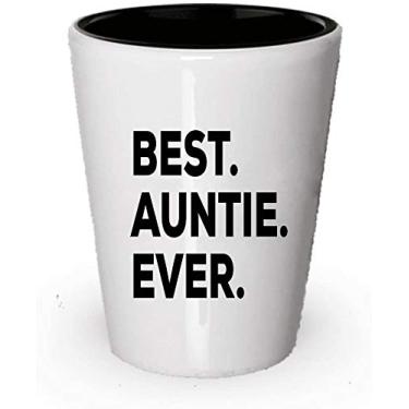Imagem de Copo de shot Best Auntie Ever – 1 You're Going To Be An Auntie – Presente engraçado – Para uma ideia de presente – Adicionar ao conjunto de caixa de presente – de Natal (2)