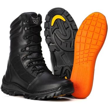 Imagem de Bota Coturno Militar Adventure Couro Cano Alto Acero Smith-Masculino