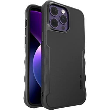 Imagem de Smartish Capa magnética protetora para iPhone 14 Pro Max – Gripzilla compatível com MagSafe [resistente + resistente] com proteção testada contra quedas para Apple iPhone 14 Pro Max - Black Tie Affair