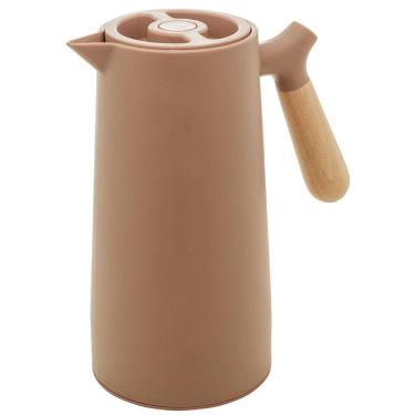 Imagem de Garrafa Térmica Wolff com Cabo Madeira Nórdica Nude - 1L