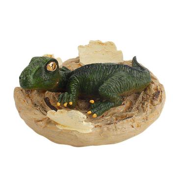 Imagem de Meia eclosão de dinossauros Shell Broken Dinosaur Model Toy com base Home Decor