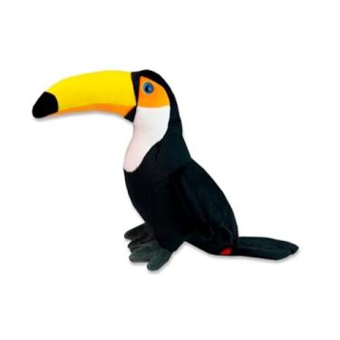 Imagem de Genérico - Tucano Lindo Incrível 30cm! Pelúcia Animal Brinquedo de Pelúcia Criança