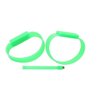 Imagem de Flash Drive em forma de pulseira de 4 GB USB 2.0 Flash Drive Memory Stick Thum Drive USB Flash Disk U Pen Drive USB Disk Pen Drive USB Flash Memory Storage USB Stick PenDrive (verde)