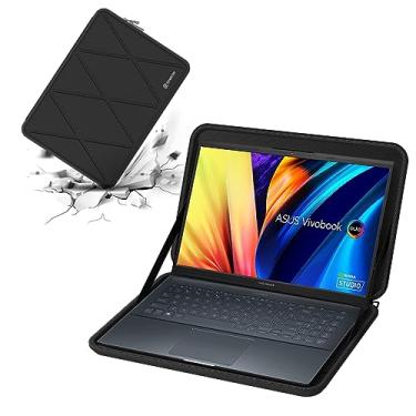 Imagem de Smatree Capa rígida para laptop de 15,6 polegadas para ASUS Vivobook Pro 15 OLED (K6502), compatível com MSI Prestige 15 A12UD-010/A12UD-005/A12SC-042/A12SC-011, MSI Modern 15A10/15A11/15A5/15BB Bolsa para notebook 11M