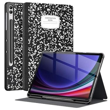 Imagem de Supveco Capa para Samsung Galaxy Tab S9 Plus/S8 Plus/S7 Plus 12,4 polegadas com suporte de caneta S, capa protetora fina com capa inteligente hibernar/despertar automática para Galaxy Tab S9+/S8+/S7+ 2023/2022/2021 Tablet, Book