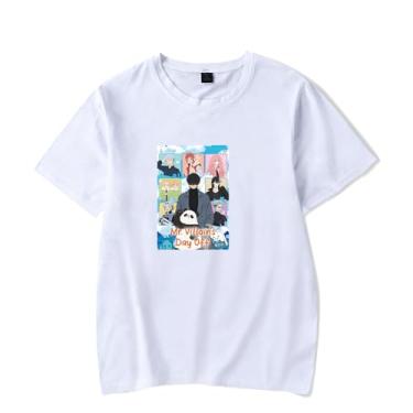 Imagem de Camiseta Mr. Villain's Day Off com logotipo de verão feminina masculina manga curta, Estilo 2, XXG