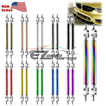 Imagem de EZAUTOWRAP Barra de suporte de barra de suporte para para-choque dianteiro/traseiro ajustável de 15,24 cm a 20,32 cm