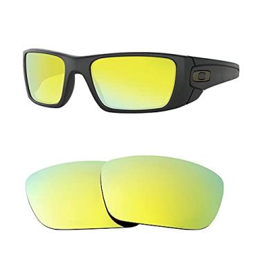 Imagem de HiCycle2 Lentes de reposição para óculos de sol Oakley Fuel Cell Polarized-Várias opções com pano de lente, Dourado