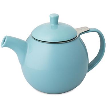 Imagem de FORLIFE Bule de chá com infusor, 680 g, turquesa