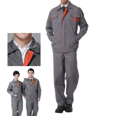 Imagem de Conjunto Uniforme EPI Prestador de Serviço Listra Refletiva Obra Construçao Civil Segurança Profissional