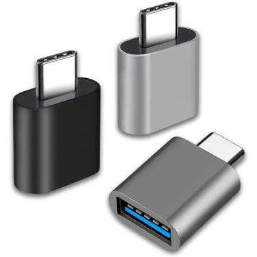 Imagem de Adaptador OTG USB 3.0 para Tipo C (pacote com 3) - Portátil - Carregamento Alta Velocidade em Qualquer Lugar