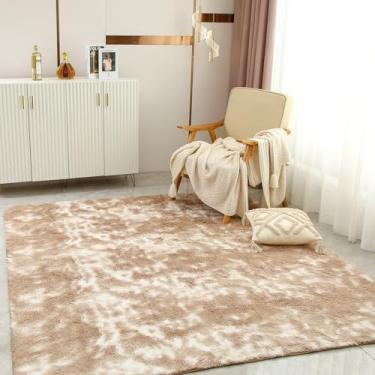 Imagem de Tapete Peludo 2,00x2,40 Quarto Apartamento 200x240 Novo Grande Moderno Decorativo (BEGE MESCLADO, 2,00X2,40)