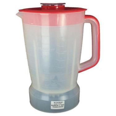 Imagem de Copo liquidificador mondial premium  l1000 / l-1000 vermelho - MICROMA