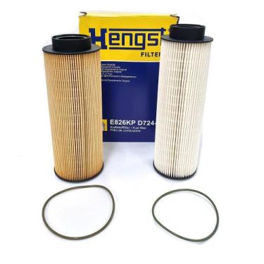 Imagem de Filtro diesel scania ntg (kit com 2 filtros) g/r/s dc13 heng - HENGST