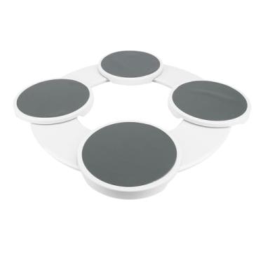 Imagem de Mesa Giratória para Mesa de Jantar, Bandeja Giratória Com Rotação de 360 ​​graus, Bandeja para Servir Alimentos, Prato Giratório Redondo para Servir, Mesa Giratória Expansível