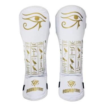 Imagem de Caneleira Muay Thai E Kickboxing Hórus Protetor de Canela - Round Figh