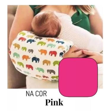 Imagem de Almofada de Braço e Colo Amamentação e Descanso em Algodão - Nathalia 