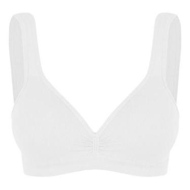 Imagem de Sutiã Top Com Bojo Trifil Daily Sem Costura Original 3294, Branco, P