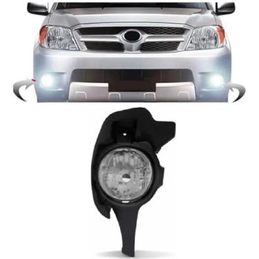 Imagem de Farol De Milha Auxiliar Hilux Sr Srv 2005 2006 2007 2008 UNIDADE LADO ESQUERDO
