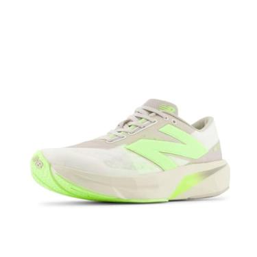 Imagem de New Balance FuelCell Rebel V4 Tênis de corrida masculino, Moonrock/lima branqueada Glo, 46