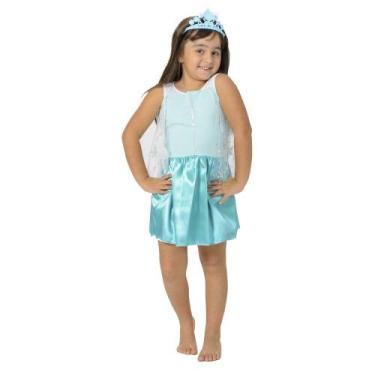 Imagem de Fantasia de Princesa Azul Menina  - Masters Toys