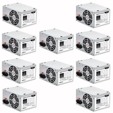 Imagem de Kit 10 Fonte para Pc Atx 230w Brazilpc Bpc-230, PRETO
