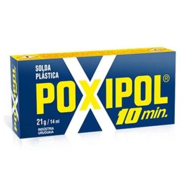 Imagem de Cola Epoxi Líquido 21g Cinza Poxipol