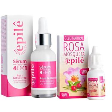 Imagem de Kit Rugól Epilê Sérum 4 Em 1 + Óleo Rosa Mosqueta 10ml - Rugol