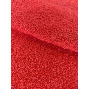 Imagem de Tecido Atoalhado Felpudo 100% Algodão Vermelho - Unid. 1 metro - Dispa