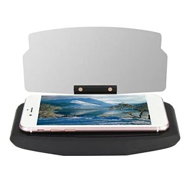 Imagem de Suporte para celular com tela de navegação de GPS HUD para carro, suporte para smartphone, suporte de telefone para carro, projetor GPS HUD para viagens autônomas para HUD, smartphone, navegação