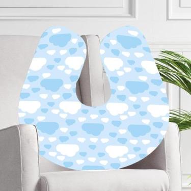 Imagem de Almofada para Amamentação Travesseiro Bebê Lindas Estampas - Ev Baby, 