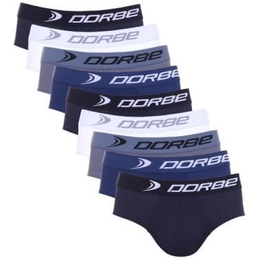 Imagem de Kit 9 Cuecas Slip Microfibra cores Neutras Dorbe, P