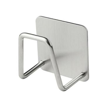 Imagem de Suporte para Pia Cozinha Porta Esponja Bucha Inox 1 UN - Gancho Para E