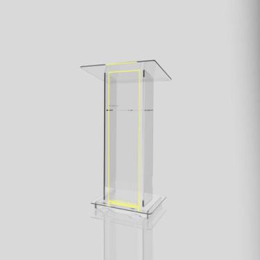 Imagem de Púlpito de Acrílico para Igrejas e Empresas com ou sem Gravação - Acri