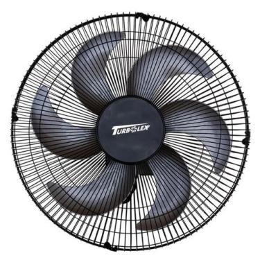 Imagem de Ventilador Parede 50cm Industrial Turbo 6 Pás Preto Vitalex