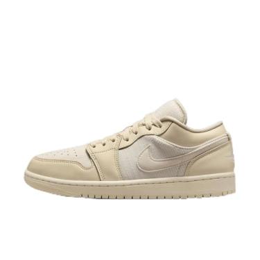 Imagem de Tênis feminino Air Jordan 1 Low SE (FQ1925-100, musselina/vela/leite de coco/rosa legenda), Musselina, vela, leite de coco, rosa, 40