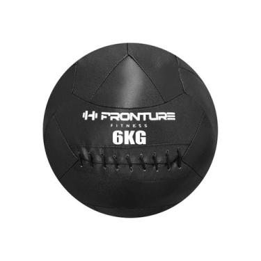 Imagem de Wall Ball 6kg Medicine Exercício Funcional Ball Bola de Peso Couro Aca