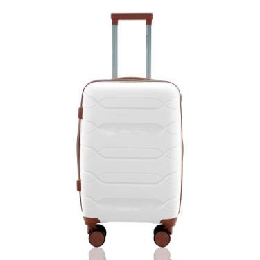 Imagem de Mala de Bordo 10kg Viagem Expansiva Rígida Polipropileno Cadeado TSA R